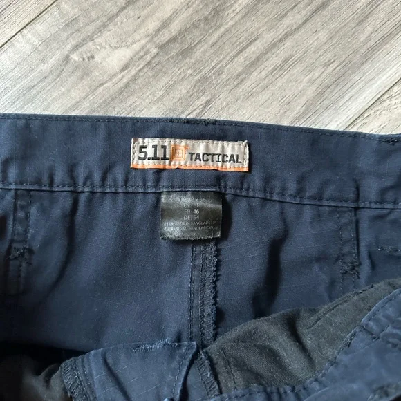 5.11 Tactical Taclite Pro Ripstop Cargo Work Pant in Blue  Tall Size 38x36 - Picture 7 of 7